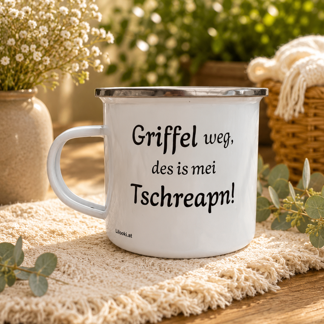 Emaille Tasse - Tschreapn