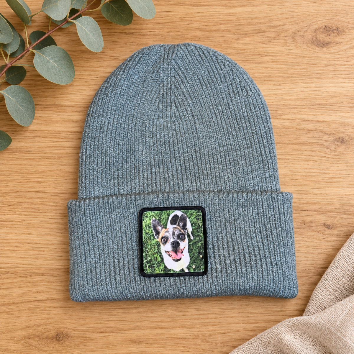 Personalisierte Mütze mit Foto | Individuelle Beanie gestalten