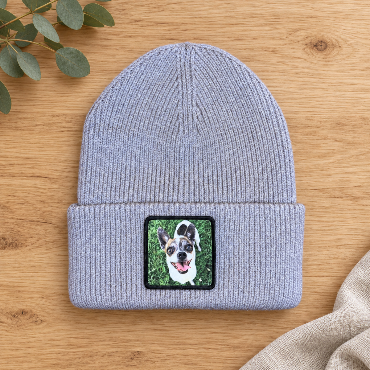 Personalisierte Mütze mit Foto | Individuelle Beanie gestalten