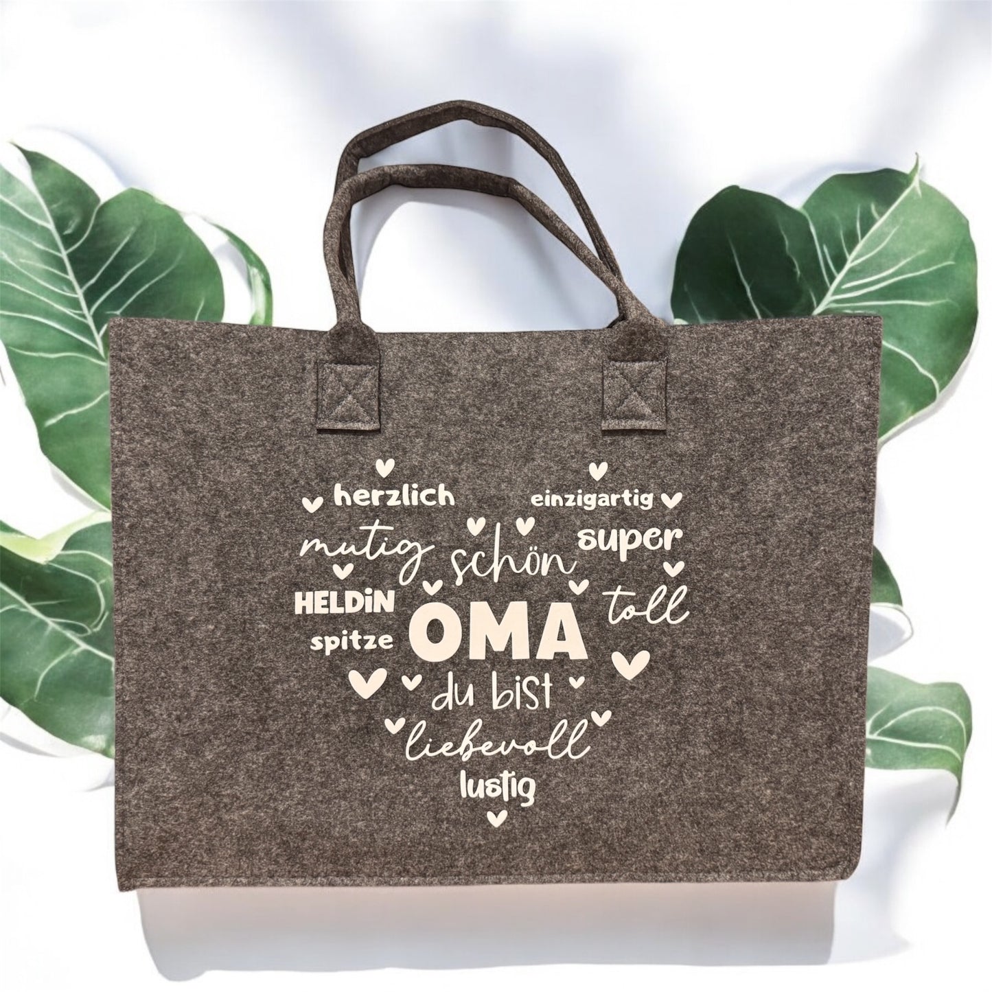 Filztasche Oma Herz