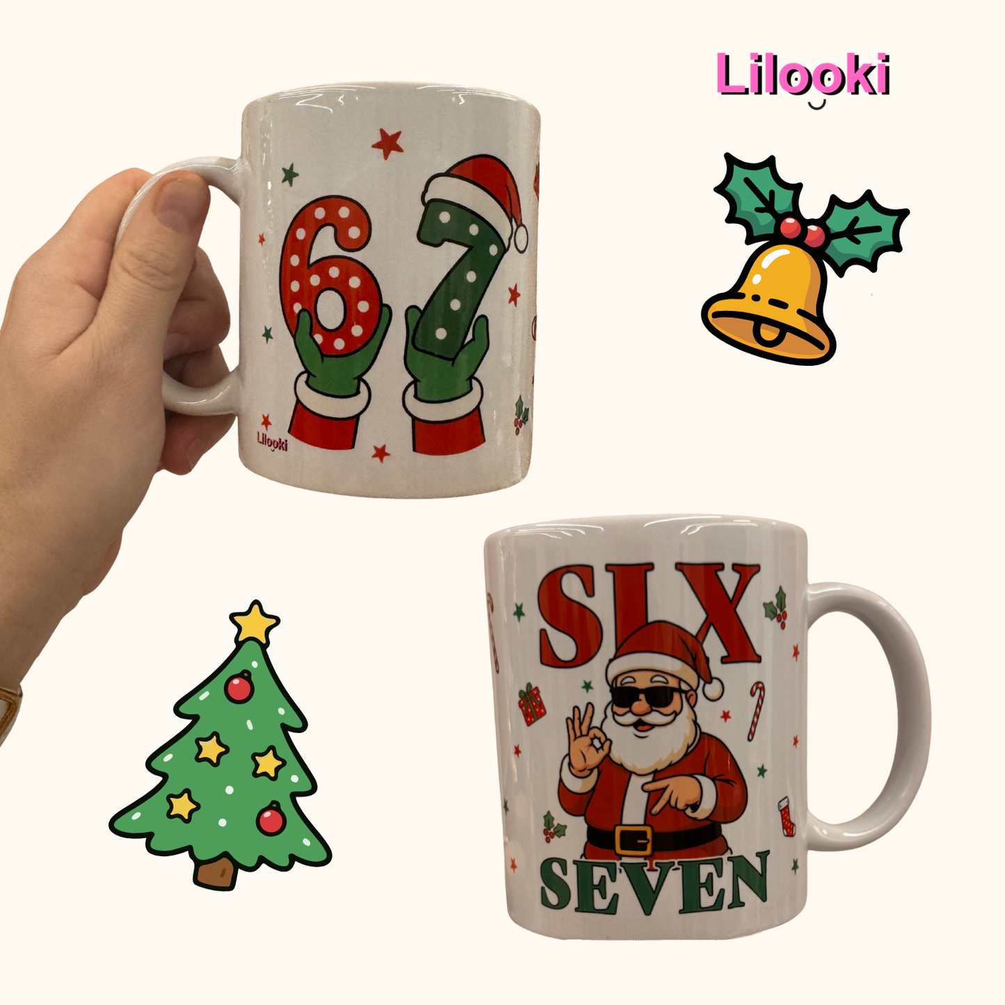 Kaffeetasse / Teetasse - 6 7 - six seven