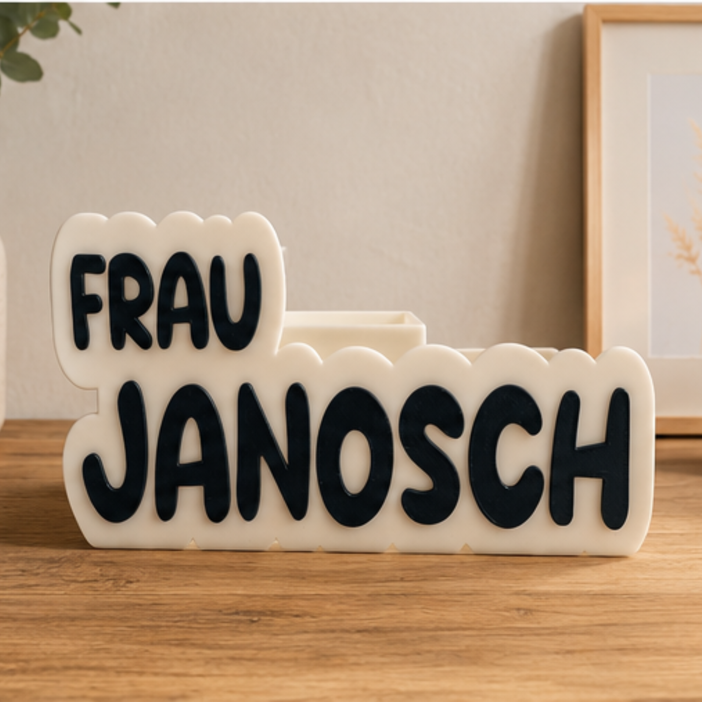 Personalisierter Stiftehalter mit Wunschname & Farbe