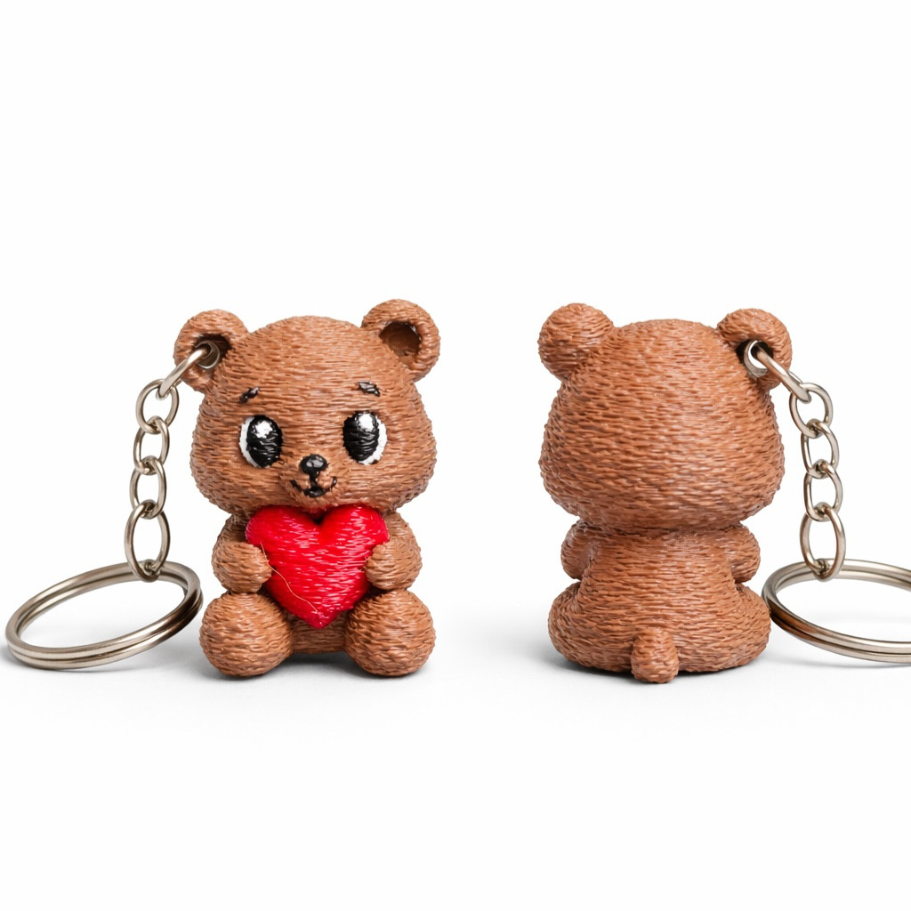 Bärli  Schlüsselanhänger – 3D-gedruckt 🐻