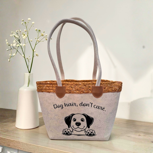 Filztasche mit Bund - Hund