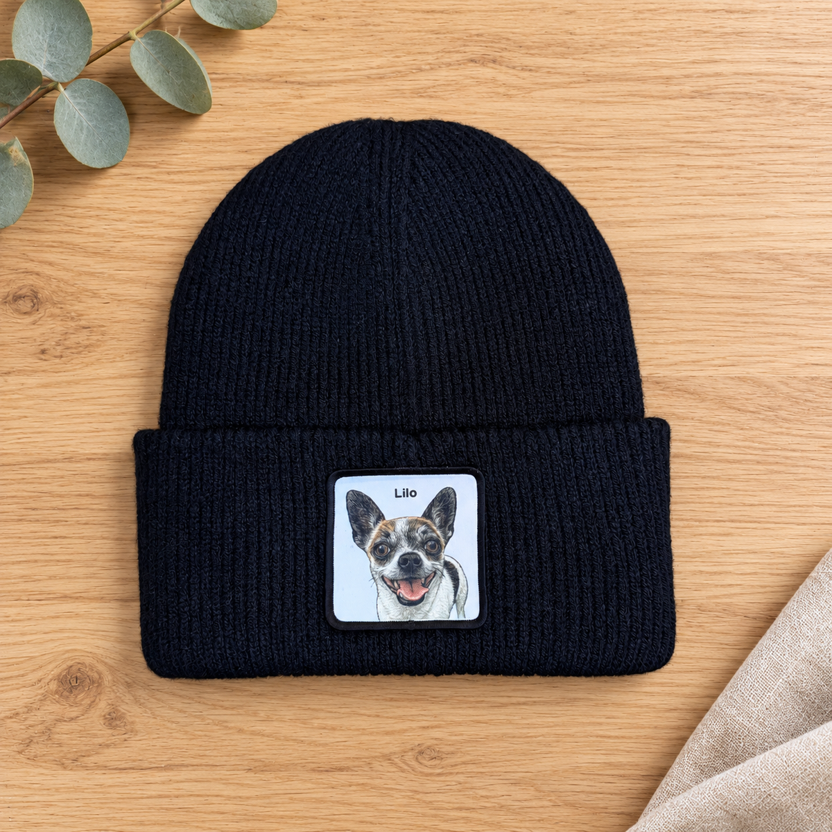 Personalisierte Mütze mit Foto | Individuelle Beanie gestalten