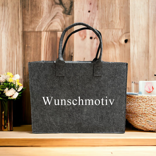 Filztasche - Wunschaufdruck