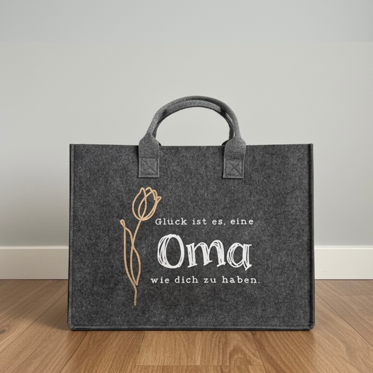 Filztasche Glück ist es, eine Oma wie dich zu haben