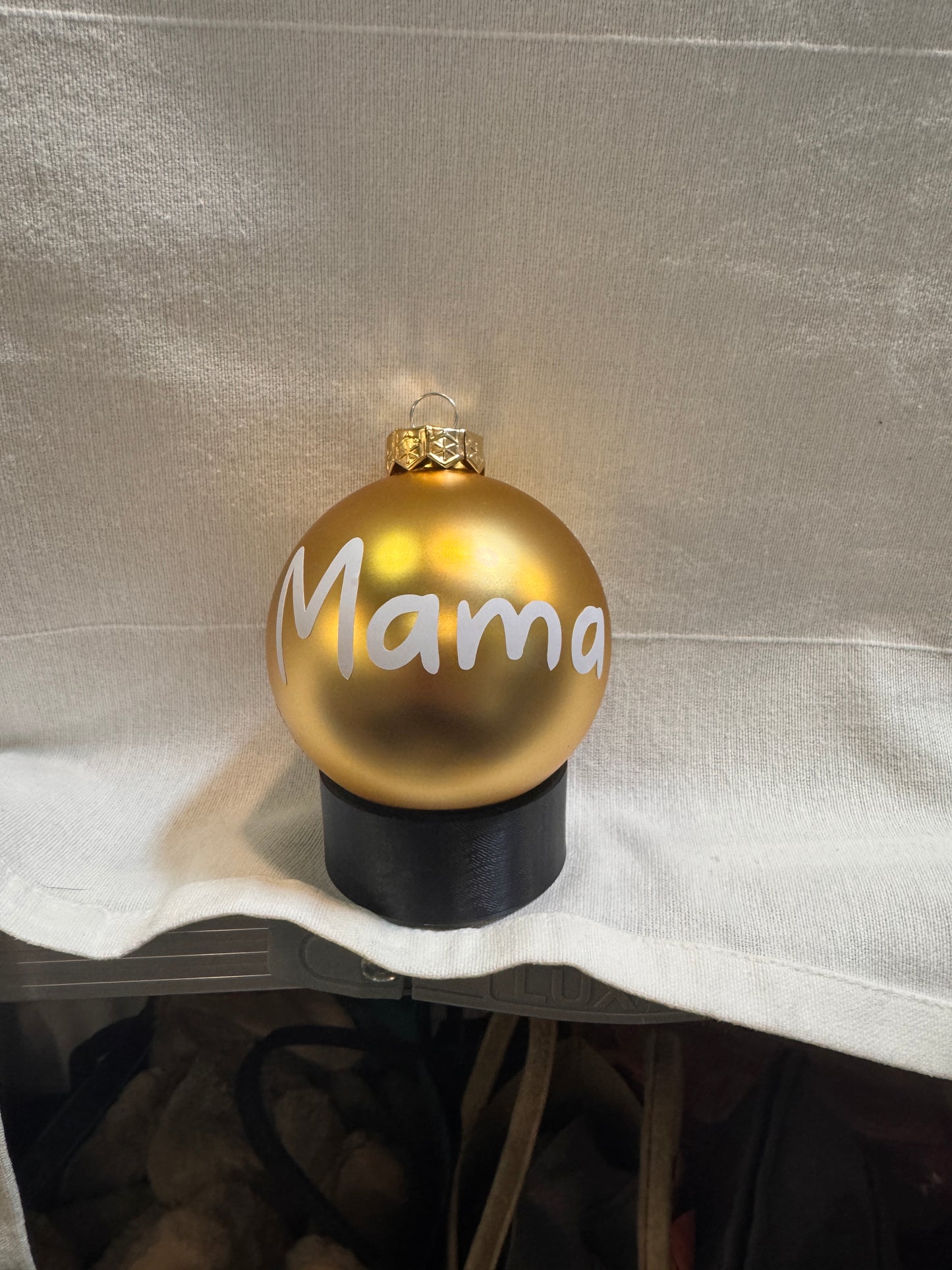 Personalisierte Glas-Weihnachtskugel