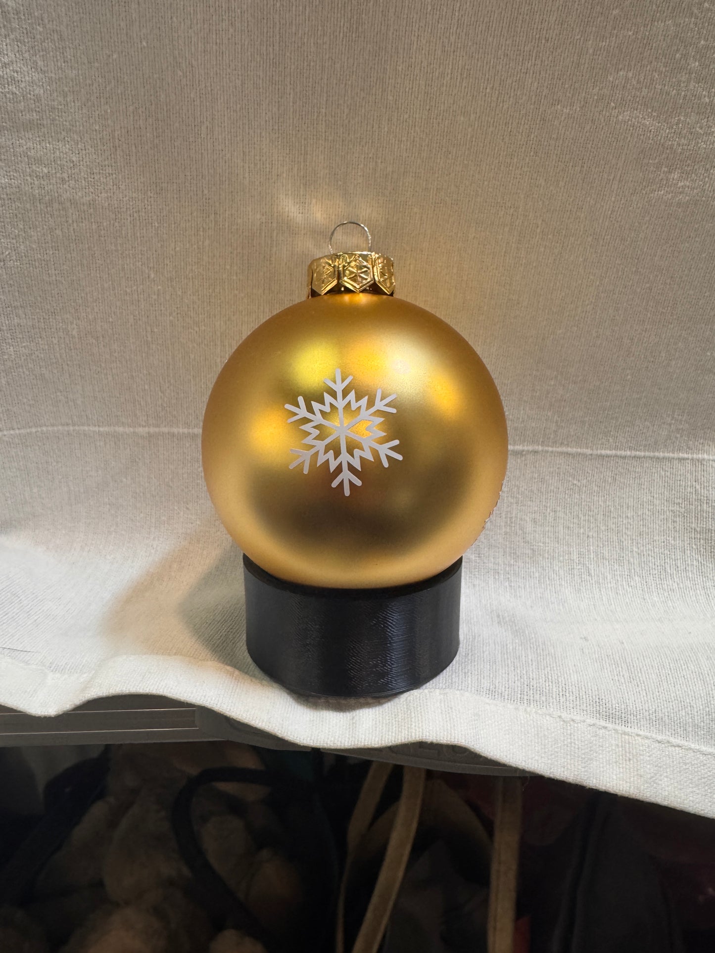 Personalisierte Glas-Weihnachtskugel