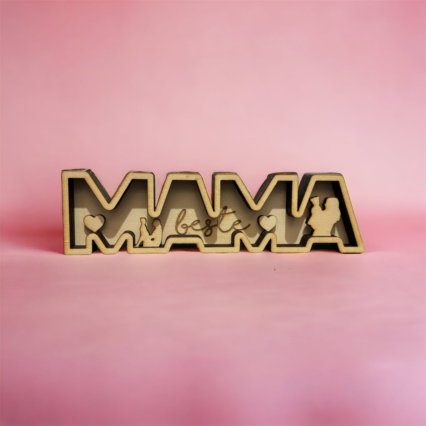 MAMA-Schild aus Holz 20cm