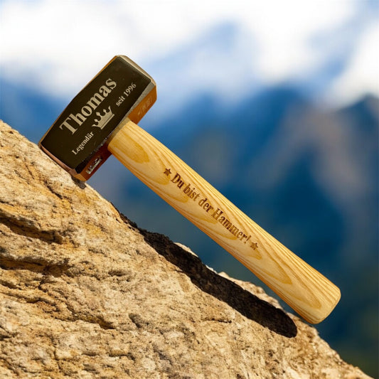 Hammer mit Gravur // Fäustel mit Gravur