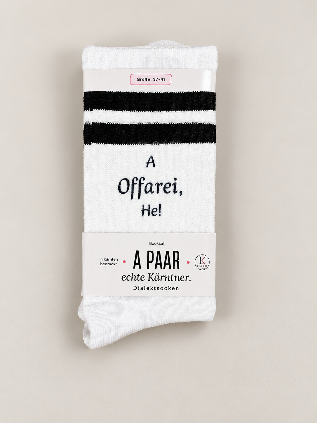 A Offarei, He! Kärntner Dialektsocken – A PAAR echte Kärntner