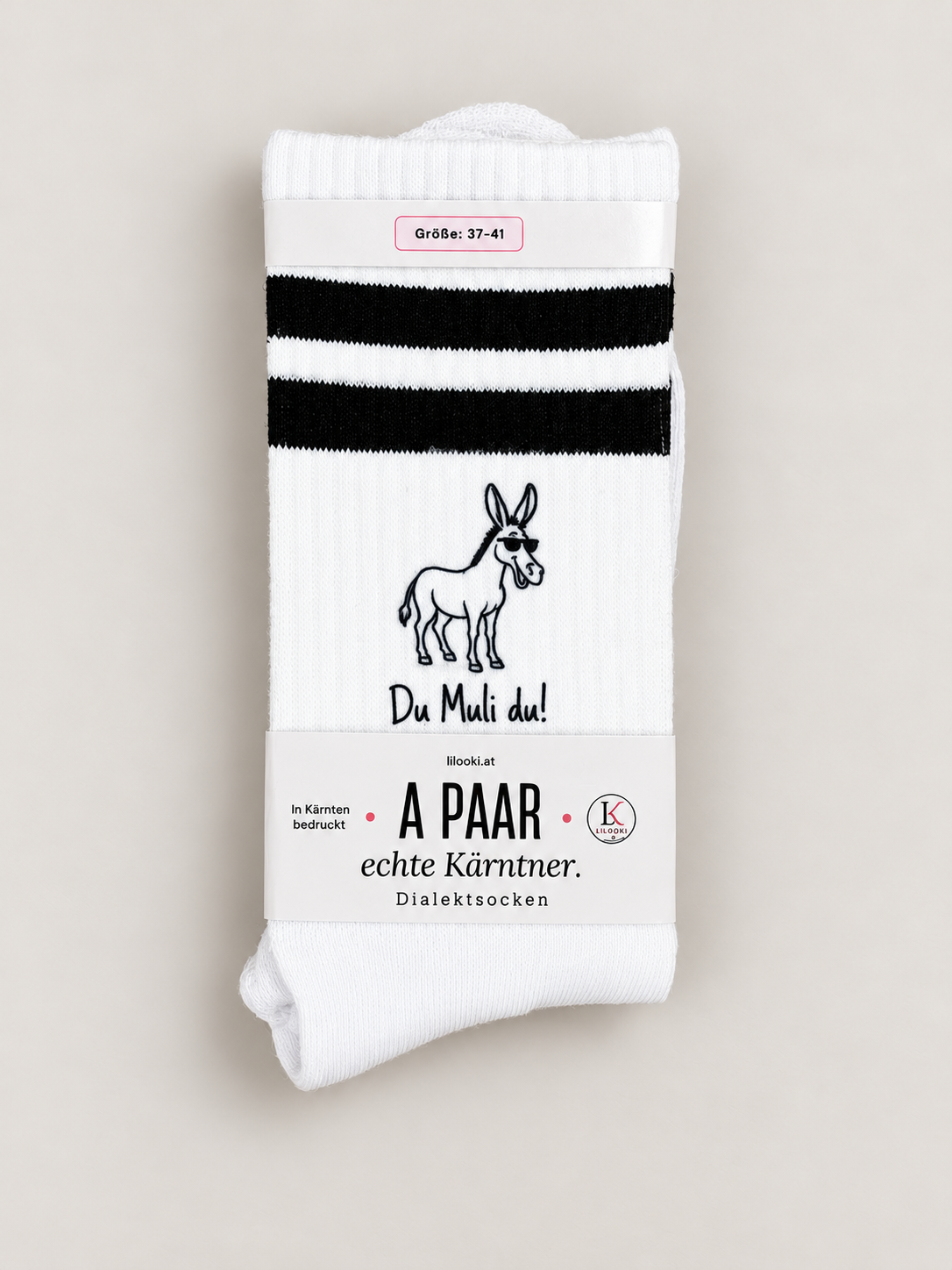 Du Muli du! Kärntner Dialektsocken – A PAAR echte Kärntner